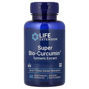 Life Extension Super Bio-Curcumin® Turmeric Extract, 60 Vegetarian Capsules (400 mg per Capsule)