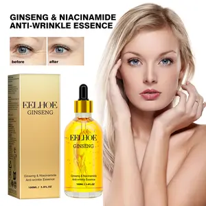 EELHOE Anti-Aging Ginseng Serum Deep Hydration Facial Essence for Wrinkle Reduction Firming Glow Moisture Cleansing Glycerin Skin Repair  Hydrating Daily Pore