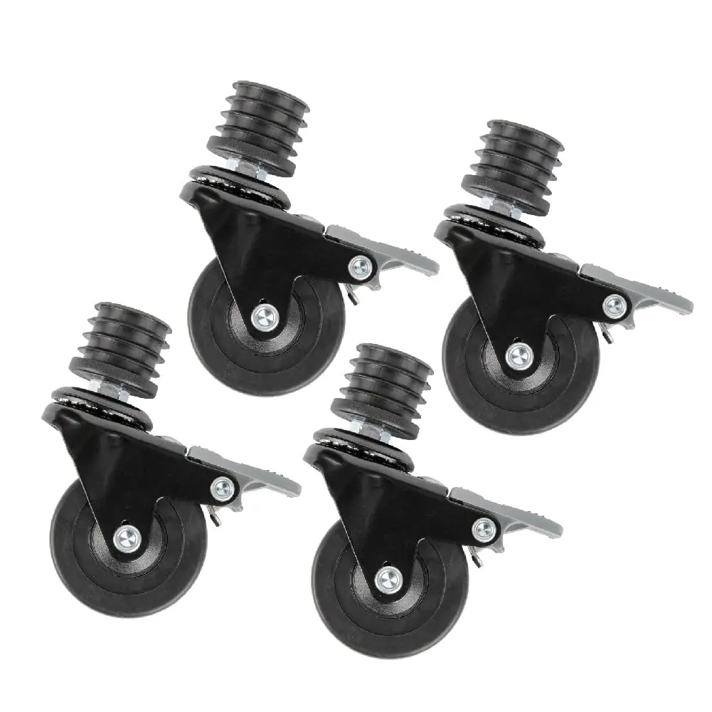 Swivel Caster Wheels for 1  (4-Pack), Casters for   with Locking Mechanism