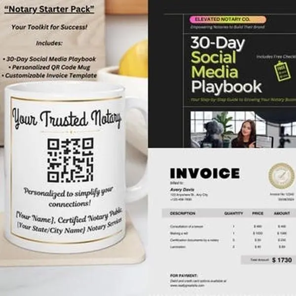 Notary Starter Pack | Build Your Brand & Boost Your Success