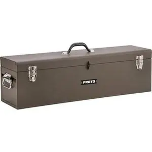 Proto Tool Box 26" Wide x 8-1/2" Deep x 9-1/2" High, Steel, Safety Red J9969R