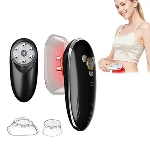 EMS Facial & Body Massager Am-820, Portable Rechargeable Design, Ideal for Microcurrent Cupping & Vibration Therapy, Enhances Skin Tone, Face Lifting Roller
