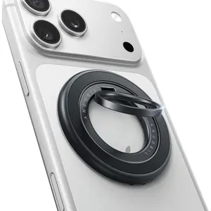 [2026 3rd Gen]  Phone Grip for MagSafe [Sability Max] Stronger Two-Sided  Cell Phone Ring Holder Compatible with MagSafe Accessories,  17 Pro Max Air 16 15 14 13 12, Black
