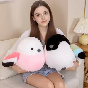 Cute Bird Plush Toy Pillow, Creative Soft Stuffed Animal Doll, Birthday Gift, Home Party Decoration, Adorable Bird Plaything