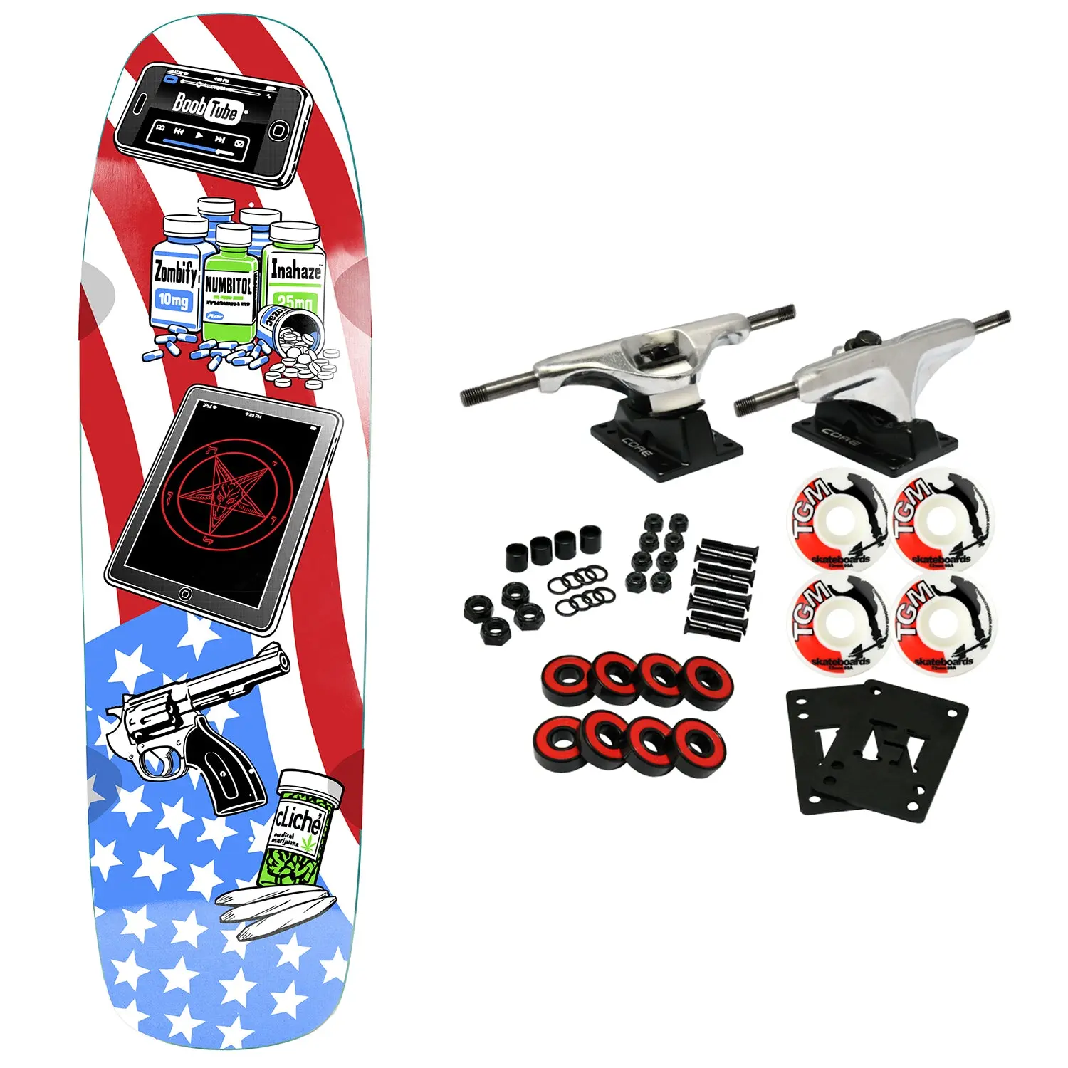 Cliche Skateboard Complete American Dream 9.0" x 32"