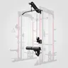 RITFIT LPM1 Lat Pulldown & Leg Holder Attachment Bundle - Leather, Carbon Steel, Adjustable, No-Wobble, Compact Home Workout Tool Exclusively for M1 PRO Home Gym, Multifunctional Strength Training Equipment for Deep Stretch Pull, Bulgarian Split Squats