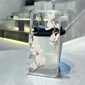 Phone case: White Orchid Premium Pattern Case Compatible with  Galaxy A54/A53/A52 (A52S ) /A34(5G)/A32(5G)/A14(5G)/A13 5G/S21/S21+/S21U/S22/S22U/S23/S23+/S23U and S24 Series A15/A35(5G)/A55(5G)/A25(5G) Latest S25 Series New Anti-Drop Full Protection