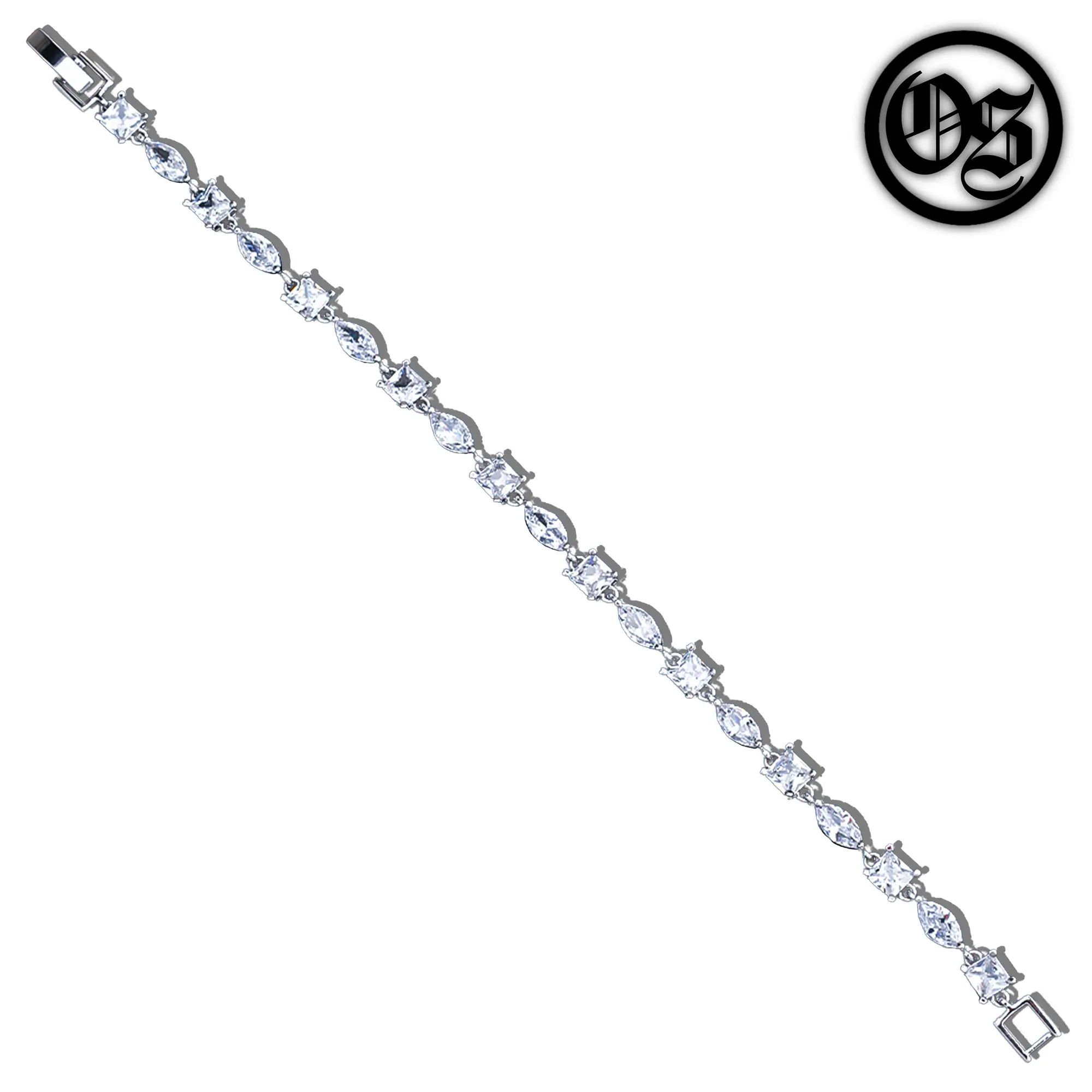 OTHERSIDE Multi-Crystal Bracelet - Silver
