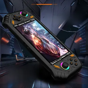 5.5-inch PSP RG52Pro Max Retro Handheld Game Console, Arcade FC Handheld, Rechargeable Portable Game Console