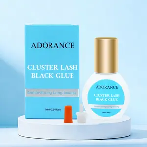ADORANCE Black 2-3s Fast Drying,Long Lasting Strong Hold,Waterproof,DIY Individual lash Extension-glue, DIY Eyelash Extensions, Long Lasting Adhesive, Eyelashes Extensions（10ML）