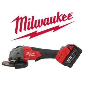 Milwaukee 125mm M14 Angle Grinder 18V Brushless Cordless Tool With Battery Charger 2026 Electric Grinder For Metal Cutting 85 chars home project job site