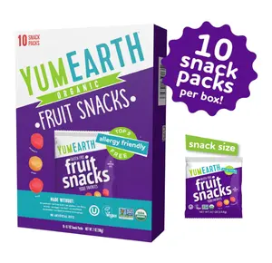 YumEarth Organic Fruit Snacks Box, 0.7 Ounce (Pack of 10)