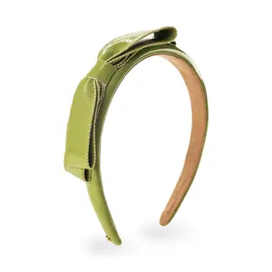 Violet & Brooks Paige Bow Faux Patent Leather Headband