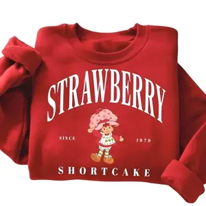 Youth & Adult Strawberry Shortcake Very Berry Graphic Sweatshirt, Cute Unisex Oversized Sweatshirt, Youth Clothing, Adult Clothing