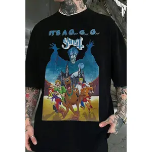 [Sale Up To 30%] Ghost Shirt Ghost Double-Side Printed Graphic T-Shirt