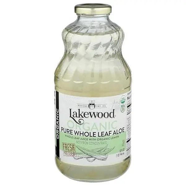 Lakewood, Organic Aloe Vera Leaf Juice, 32 Fl Oz (Pack of 1)