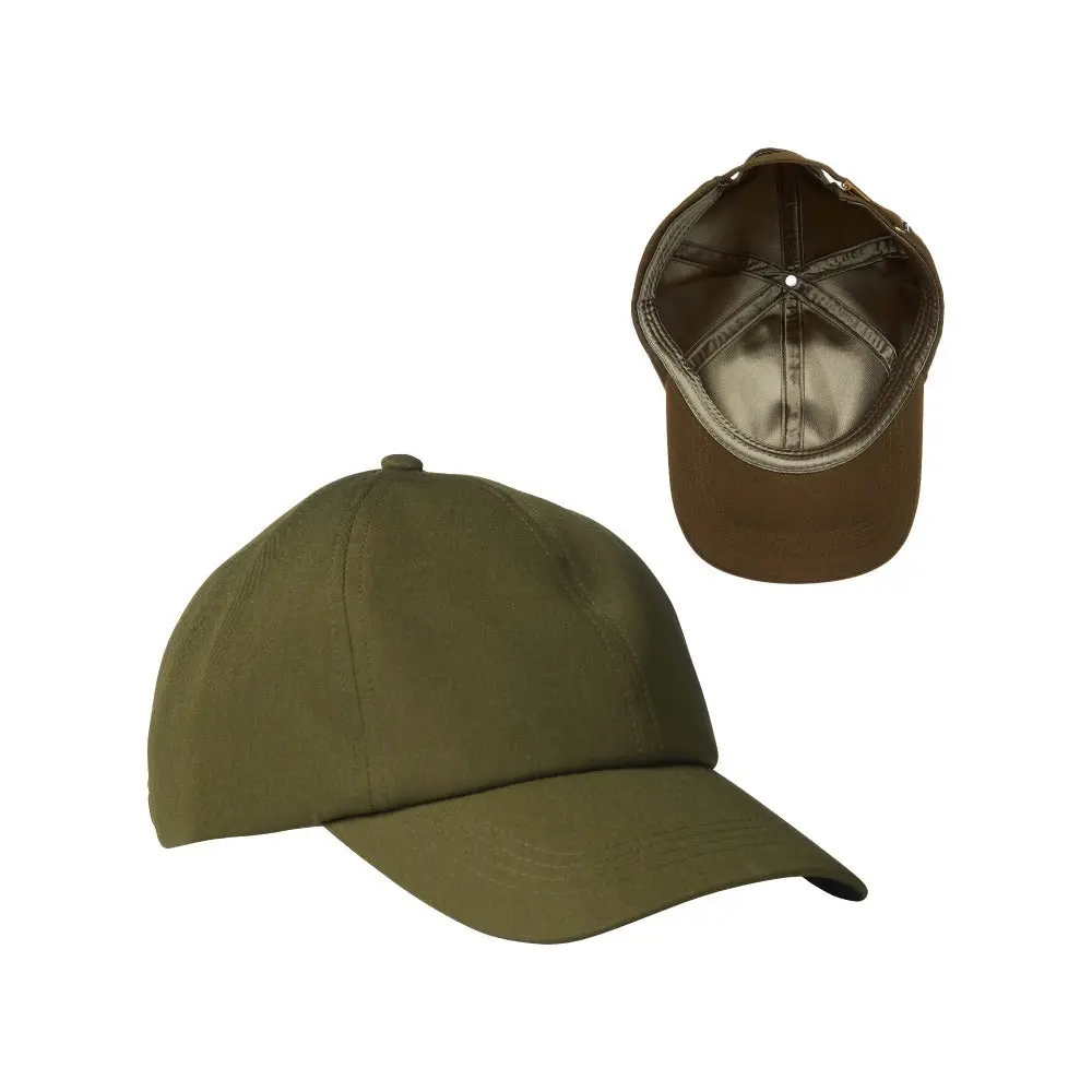 RED by KISS Satin Lined Baseball Cap - Khaki RED by KISS Satin Lined Baseball Cap - Khaki