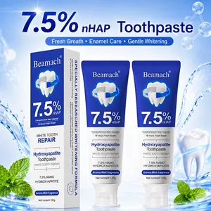Hydroxyapatite Toothpaste 7.5% | Fluoride-Free |Enamel Repair & Teeth Whitening | Refreshing Flavor | Single ltem for Sensitive Teeth Care |4.230Z Oral health
