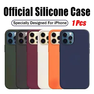 Liquid Silicone Soft Skin-friendly Protective Phone Case For iPhone 16 15 14 Pro Max Plus 16e 13 12 11 Pro Max Mini X XR XS Max 7 8 Plus + SE 2020 Shockproof Phone Cover Solid Color Anti-fall Phone Casing, Phone Accessory Compatible