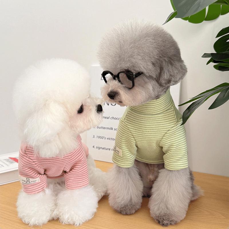 Pet Clothes Dog Cat Puppy Kitty Winter Warm Stripes Thickened For Small Medium Dog DDY183