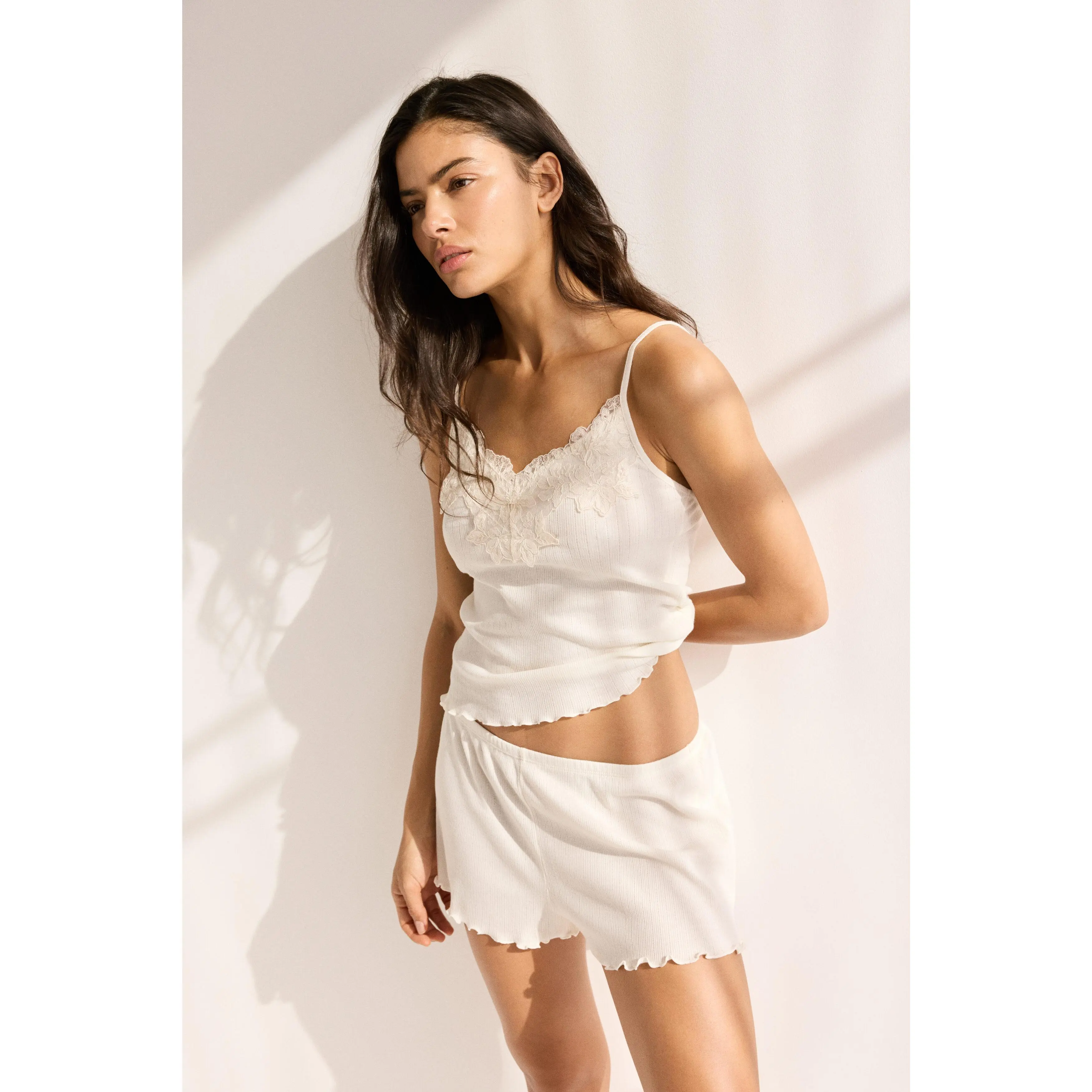 H&M Ribbed jersey pyjamas
