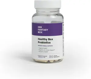Her Fantasy Box | Healthy Box | Vaginal Probiotics for Women – Prebiotics + Advanced Lactobacillus Blend – Hormonal Balance, PMS Relief – Feminine Health Support with Cranberry & D-Mannose