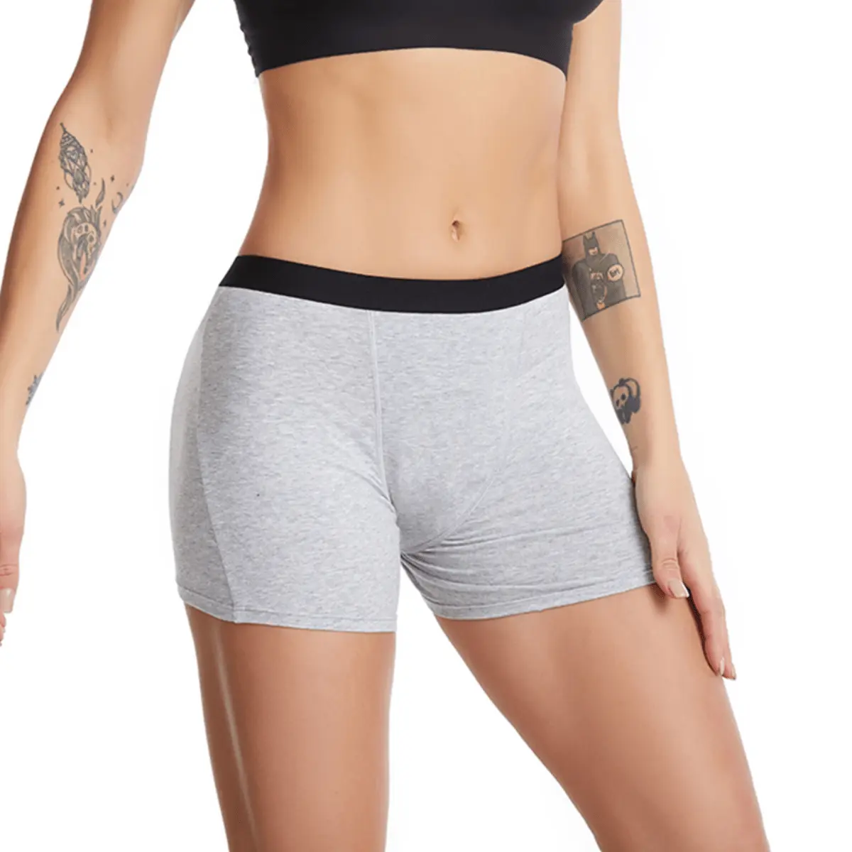 Shorty Jim Jams Period Underwear – Full Coverage Leakproof Sleep Shorts, PFAS-Free