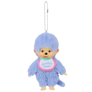 Monchhichi Keychain Blue Fur