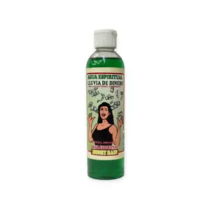 Money Rain Spiritual Water Floral 8 oz Attract Wealth Fortune Abundance for Small Businesses Shops Vendors Online Sellers Cleanses Workspace with Intention - Agua Espiritual Lluvia de Dinero