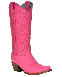 Corral Women's Fuchsia Western Boot Snip Toe - Z5138