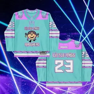 Men's Littele Miss Basshead 23 Hockey Jersey, Gift for men, edm jersey