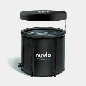 Nuvio Recovery Pod - Portable Ice Bath - Cold Therapy for Muscle Recovery - Free Thermo Lid