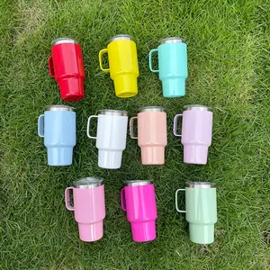 50 Pack 3oz Mini Tumbler Shot Glass With Handle For Blank Sublimation coffeecups Reusable Drinkware USA Warehouse Laser Engraving Mini Tumblers