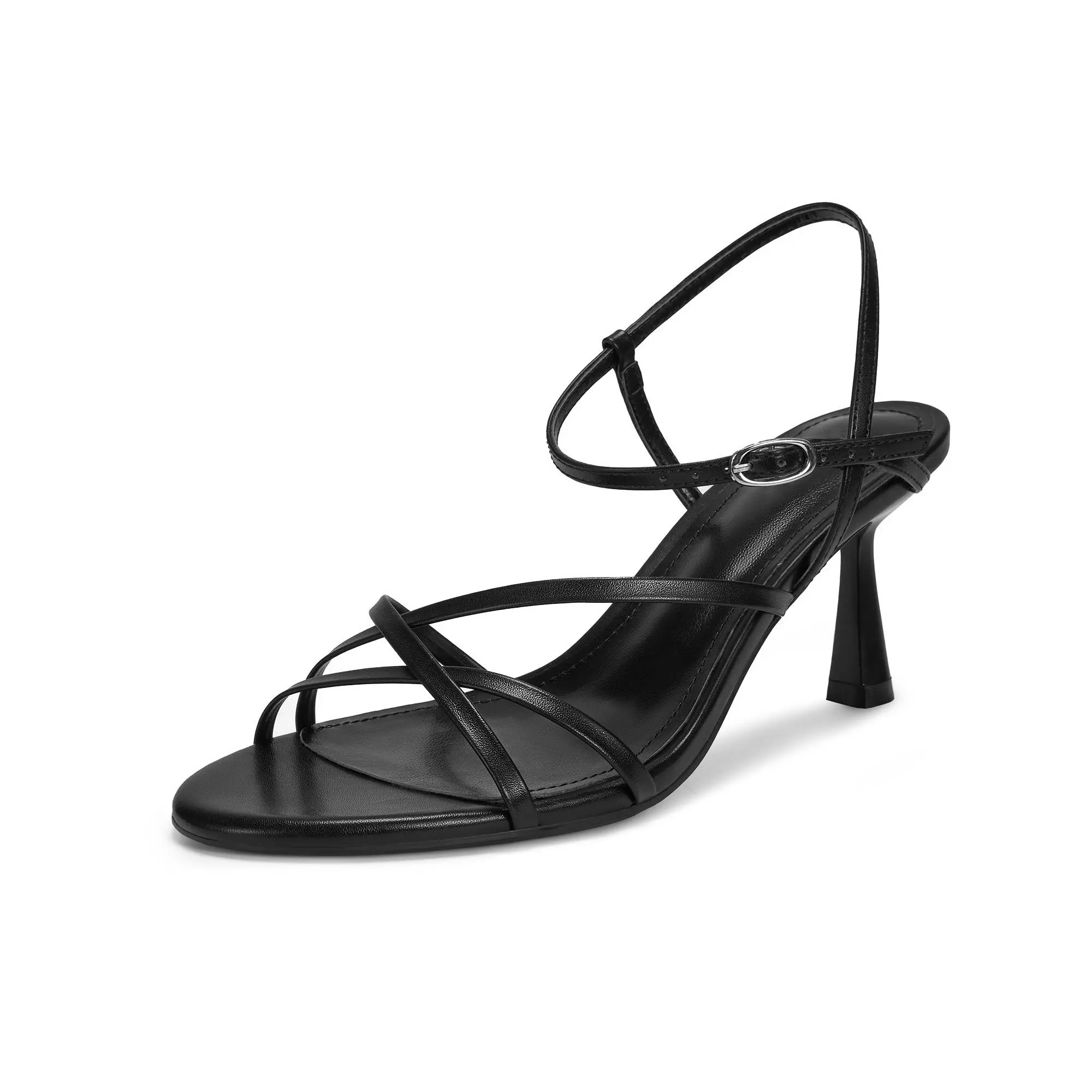 Strappy Kitten Heels For Women Low Heel Comfy Sandals Adjustable Ankle Strap Round Open Toe For Homecoming Party Dress Wedding #WeeklyDeals #DealsForYouDays #TikTokShopDealsforYouDays#Summerwins #outdoorfun