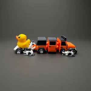 5.12-inch 3D printed car collectible ornament | Joint movable fantasy decoration, flexible desktop sculpture, suitable for home/office/car decoration | Mother's Day, Father's Day, Christmas, Halloween unique gift, excellent item for US stock collection
