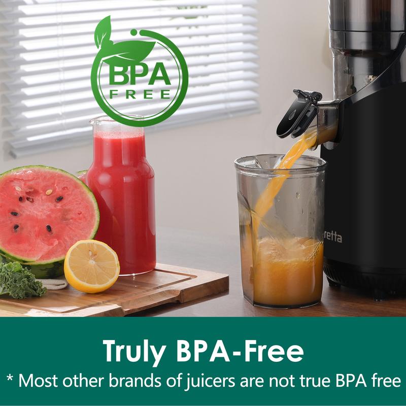 Cold Press Juicer Machines, High Performance Slow Masticating Juicer with 5.3" Extra Large Feed Chute Fit Whole Fruits & Vegetables, BPA Free 250W Blender Grinders,juicers machines