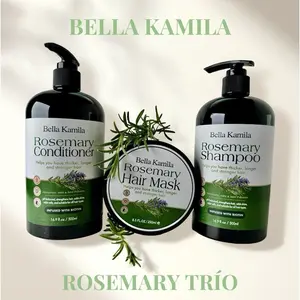 Bella Kamila Rosemary Trio- helps you have thicker, longer and stronger hair.