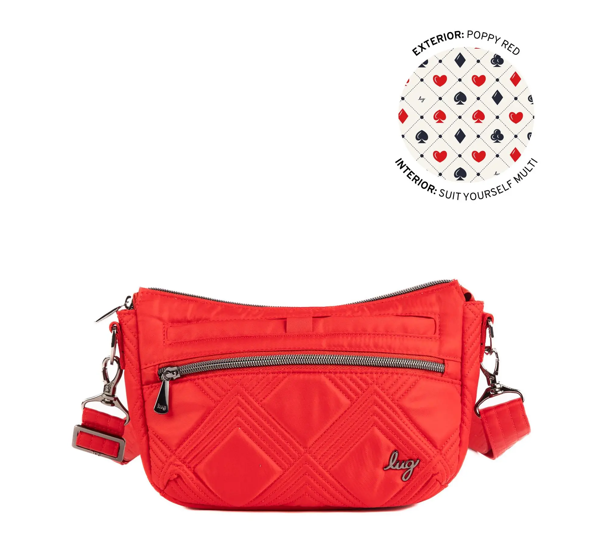 Lug Classic Quilted Convertible Crossbody-Dash