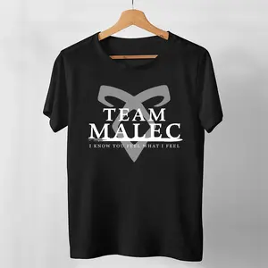 Shadowhunters Team Malec Best Unisex Customize T Shirt black