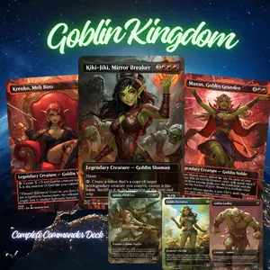 Globin Kingdom – Custom Commander Deck | 100 Card EDH Proxy Deck + Tokens