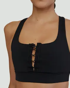 Lace Up Bra