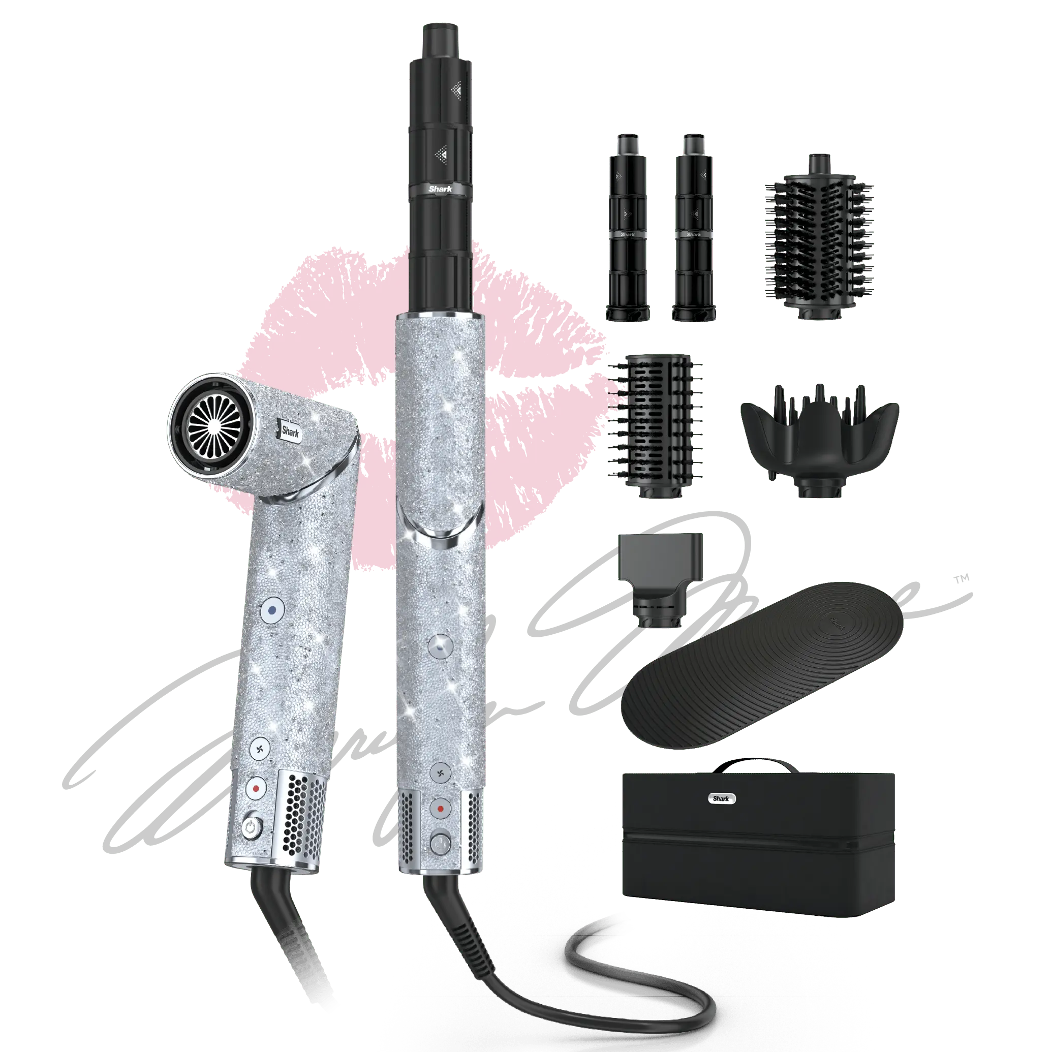 Shark FlexStyle Marilyn Monroe Icon Collection Air Styling & Drying System, Frosted Diamond - HD442JW Shark FlexStyle Marilyn Monroe Icon Collection Air Styling & Drying System, Frosted Diamond - HD442JW