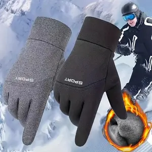 Winter Touchscreen Gloves - Windproof, Waterproof, Thermal Fleece Lined for Cycling & Driving | Unisex Outdoor Sports Gloves | Ideal Valentine's Day Gift Men