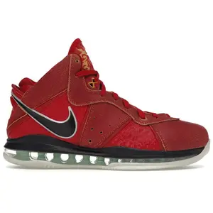 Nike Men's LeBron 8 Gym Red (2020) Basketball Shoes, from StockX