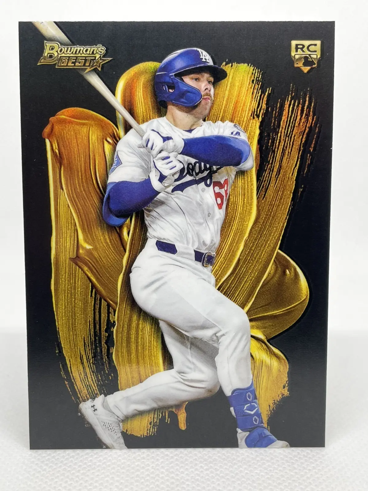 2025 Bowmans Best Dalton Rushing RC Strokes of Gold Case Hit SSP DODGERS Rookie