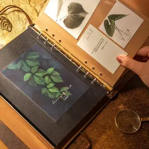 DIY Vintage Leather Photo Album, Handmade Scrapbook, Creative Gift, Baby Growth Memory Book, Keepsake Diary, Perfect for Gifts