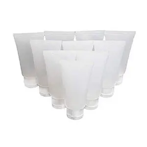 10 count Refillable Empty Plastic Squeeze Soft Tubes Bottle,Flip Cap Bottle  Cream Lotion Shampoo Travel Containers (30ML)
