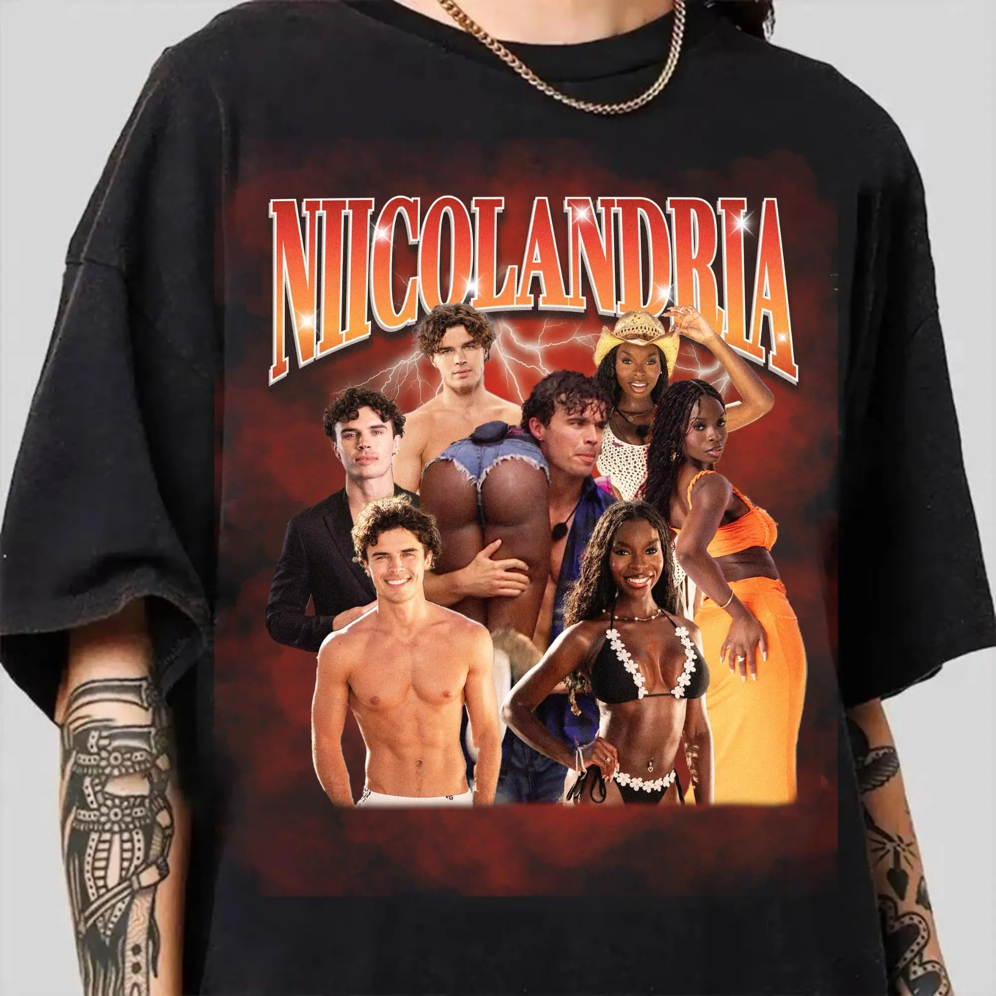 [SALE UP TO 45%] Nicolandria Shirt, Nicolandria Bootleg Shirt, Nic Olandria Rap Shirt, Nic Olandria Vintage Shirt, Nicolandria Tshirt Tee