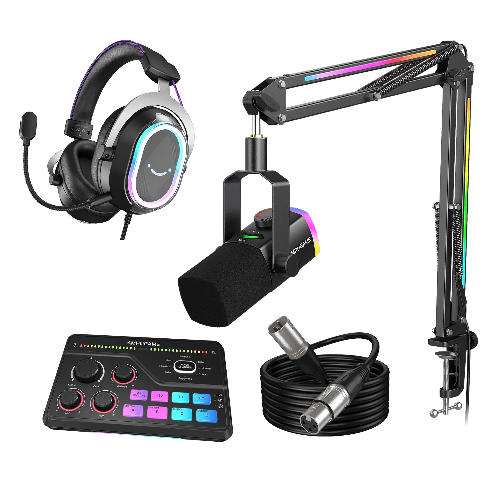 Black with XLR Cable