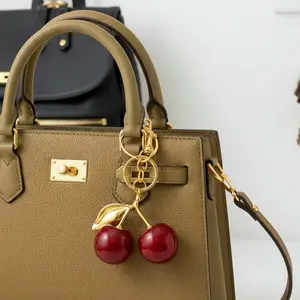 Cherry-Themed Keychains and Bag Charms – Cute Accessories for Handbags, Purses, and Car Keys, Perfect Gift for Women and Fashion Enthusiasts